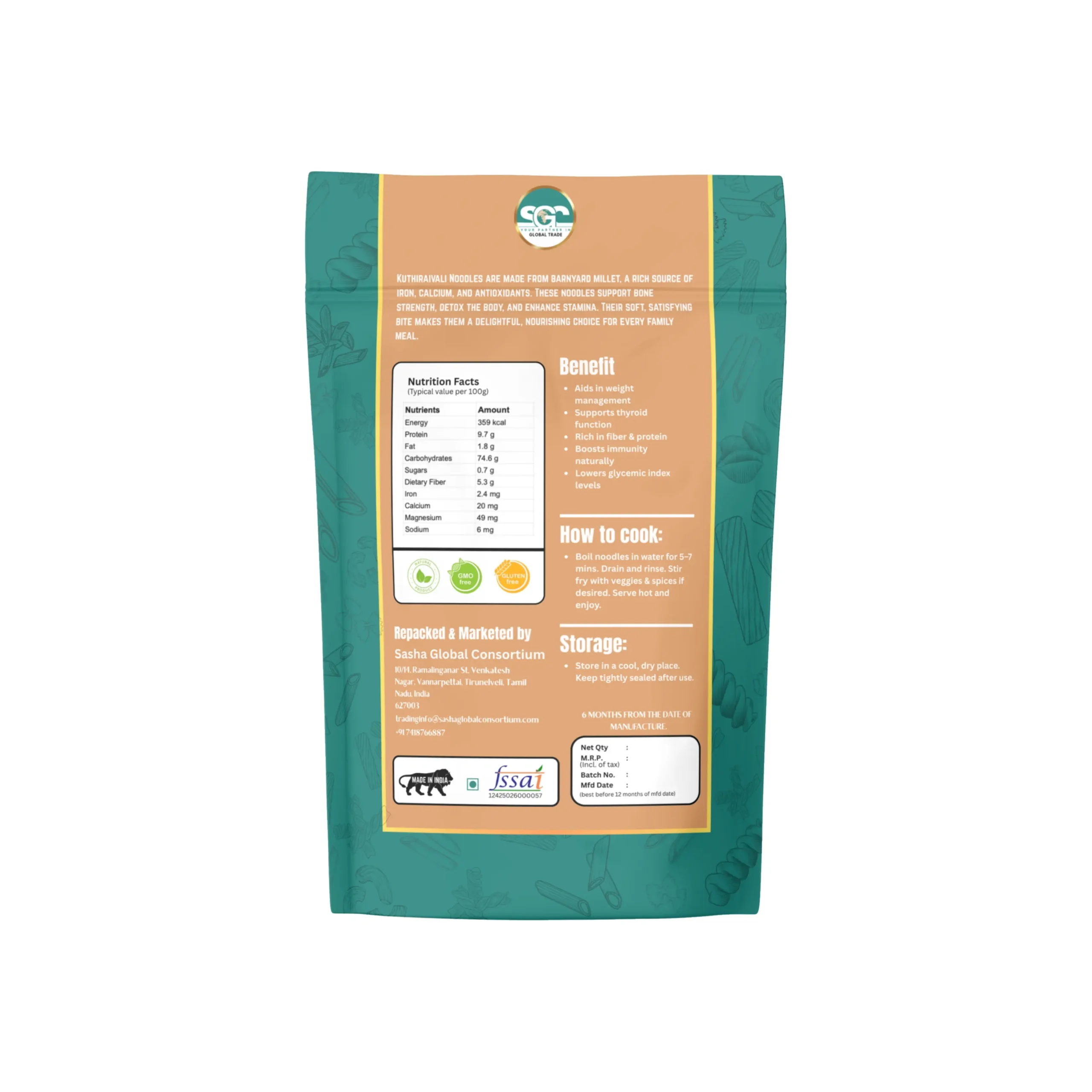 Kuthiraivali (Barnyard Millet) Noodles - Image 2