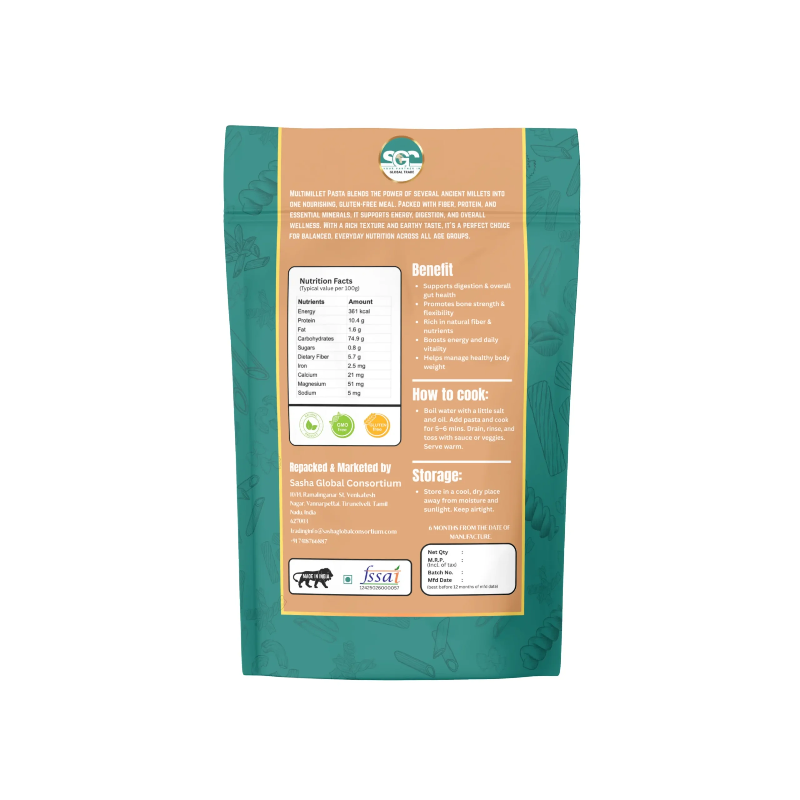 Multimillet Pasta - Image 2