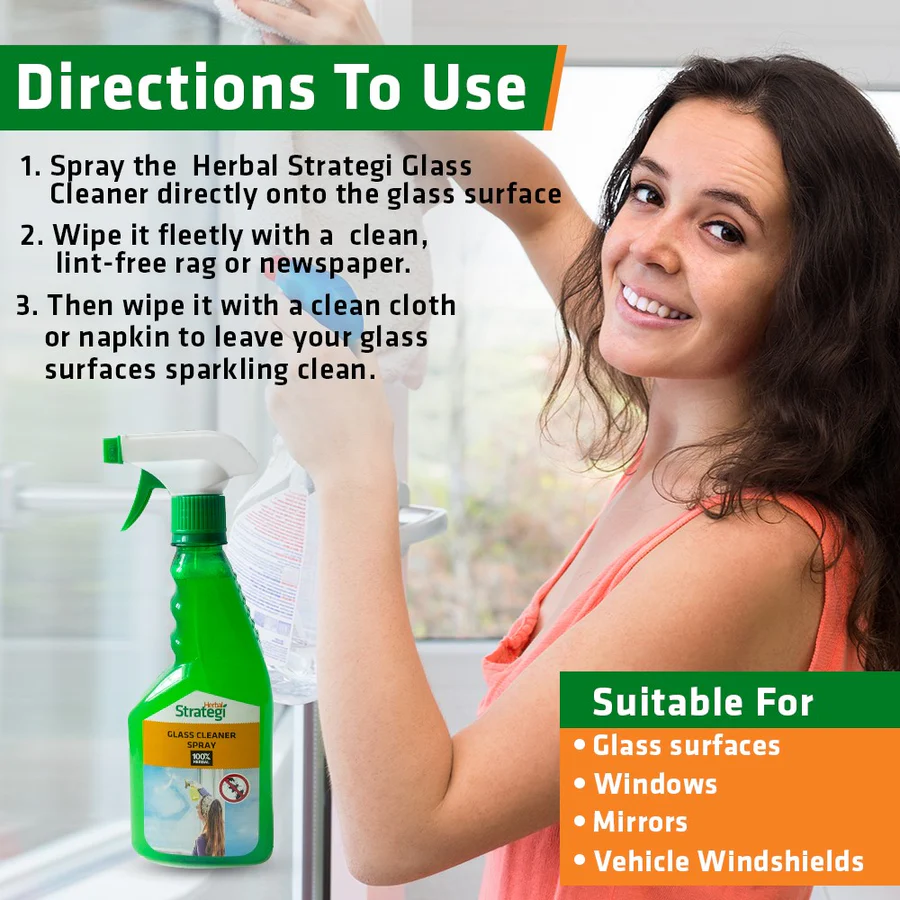 Herbal Glass Cleaner, Disfectant & Insect Repellent - Image 4