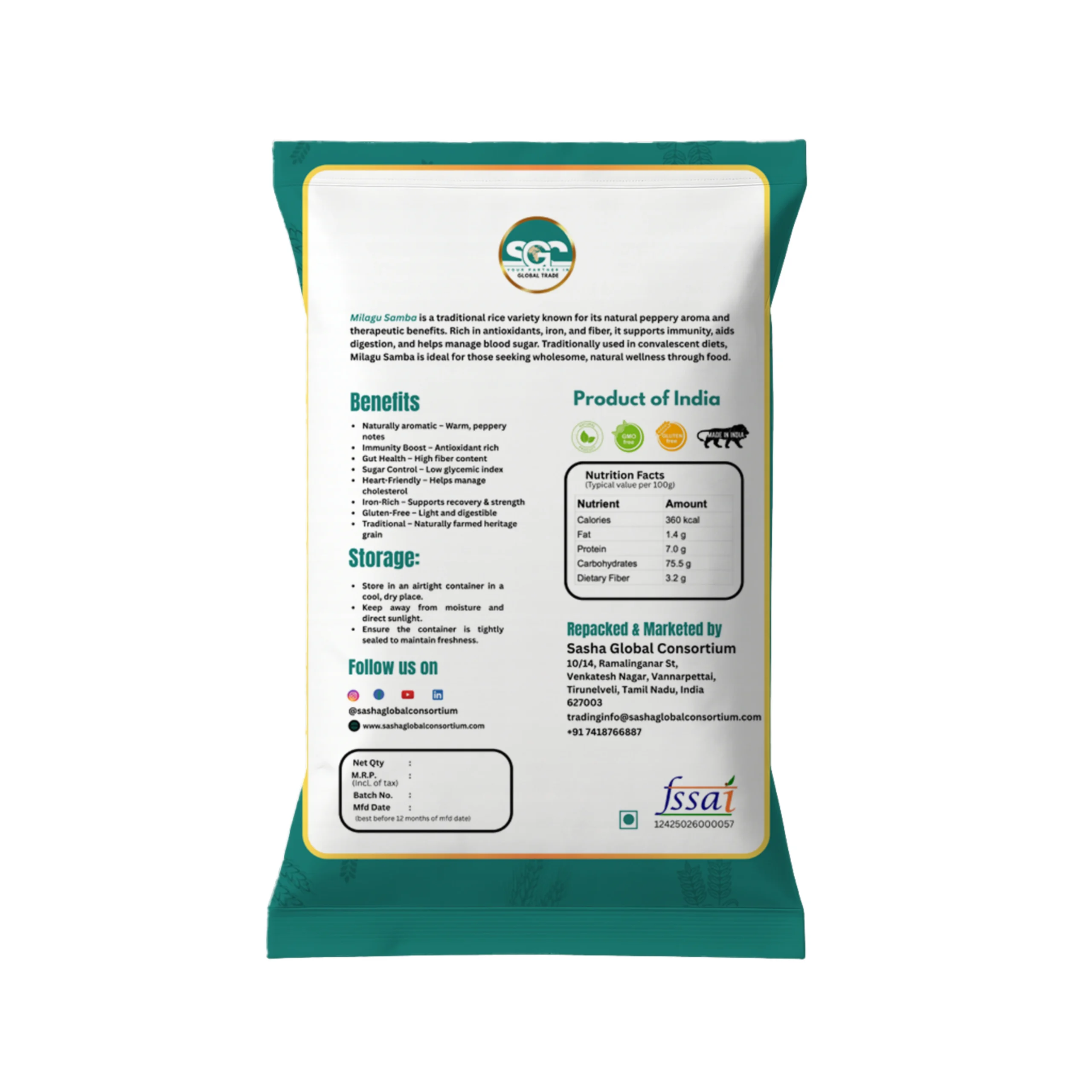 Milagu Samba Rice - Image 2