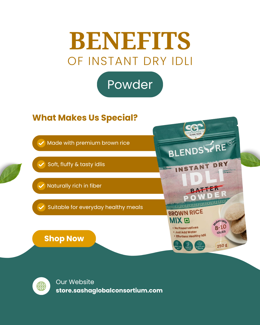 Blendsure Instant Dry Idli Powder - Image 2